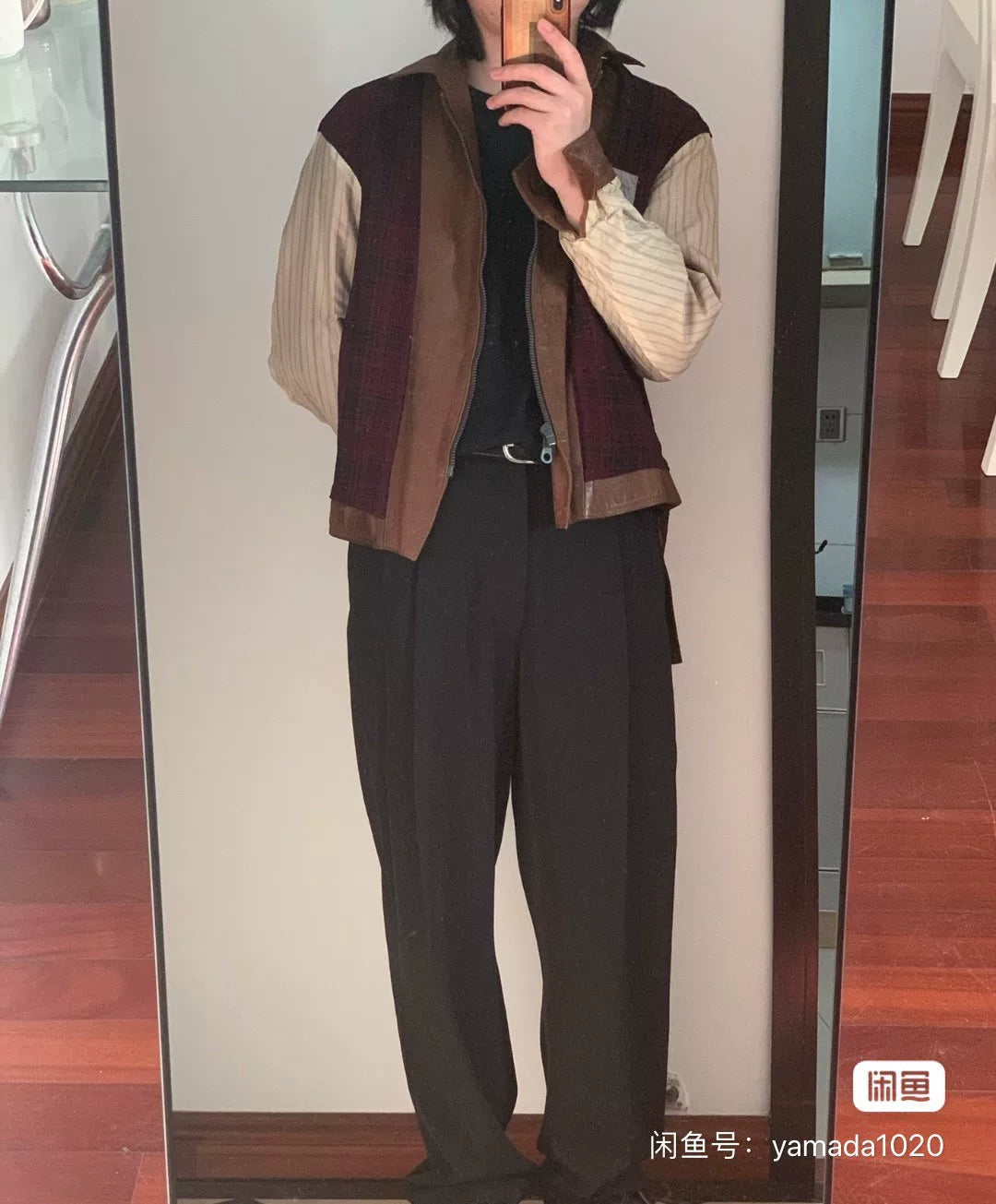 Yohji Zweed Leather Reversible Jacket