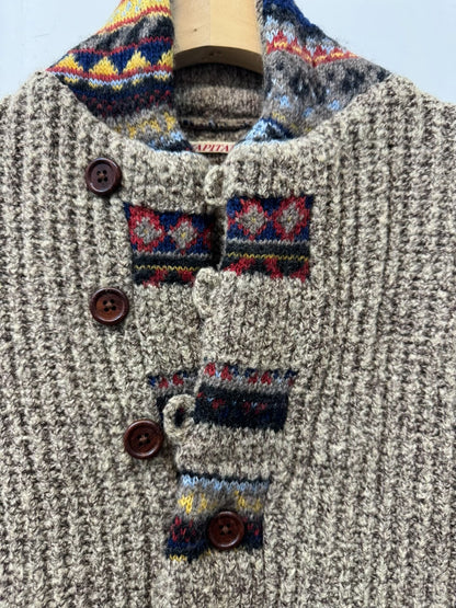 Kapital Wool Cardigan with Colorful Details