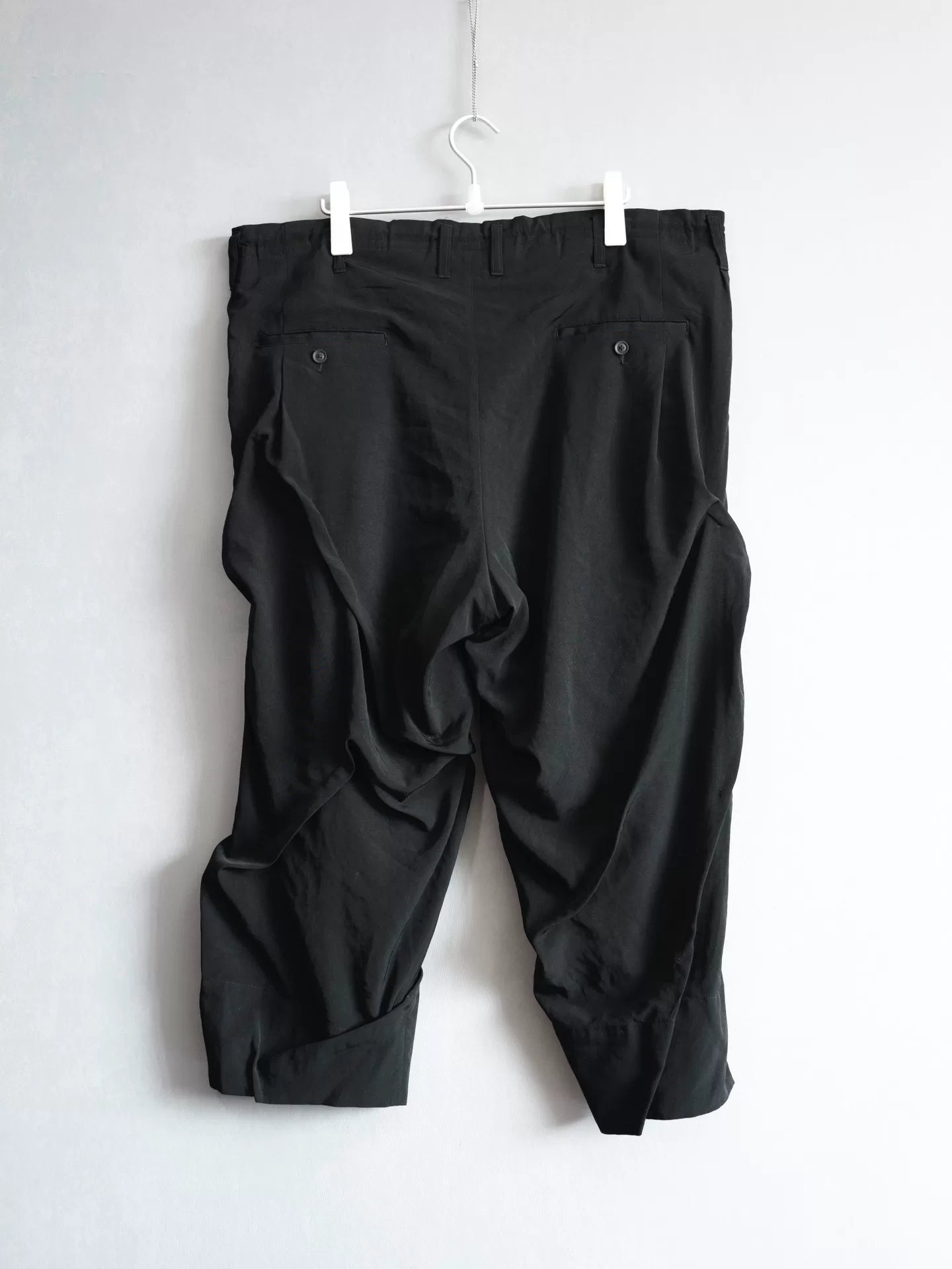 Yohji Yamamoto Irregular Pleated Trousers