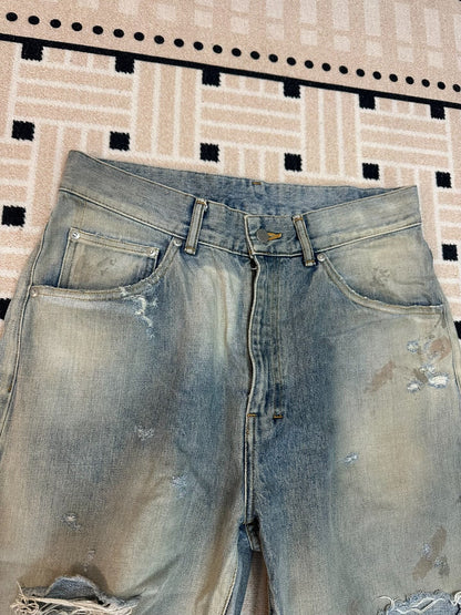 ANCELLM REMAKE TAPERED 5P DENIM