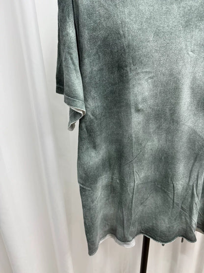 yohji yamamoto tie-dye short sleeve shirt