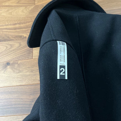 neighborhood wool double-breasted peacoat