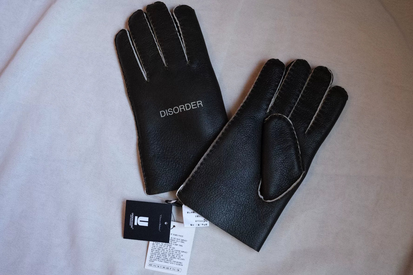 Undercover 18AW Shearling Leather Gloves