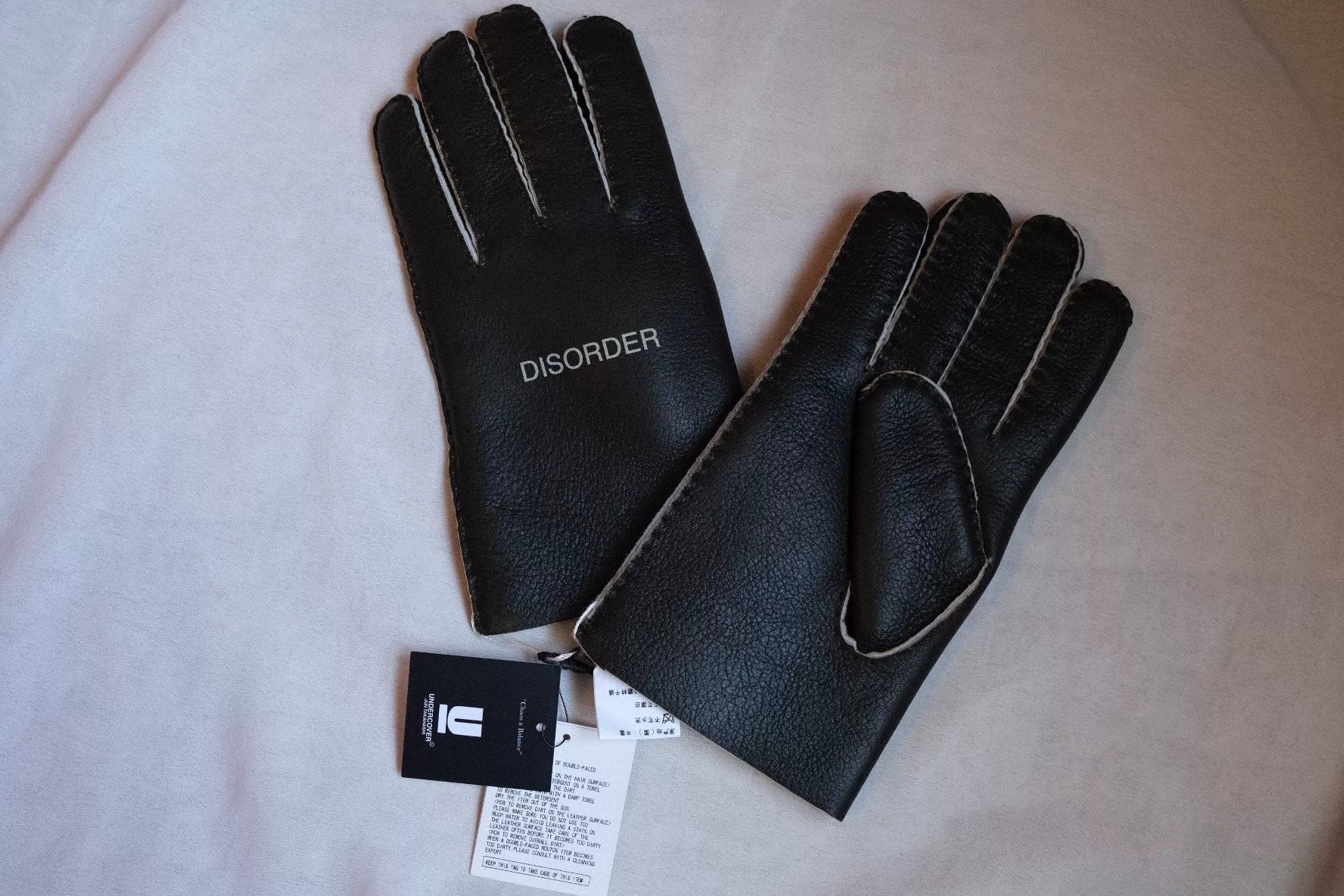Undercover 18AW Shearling Leather Gloves