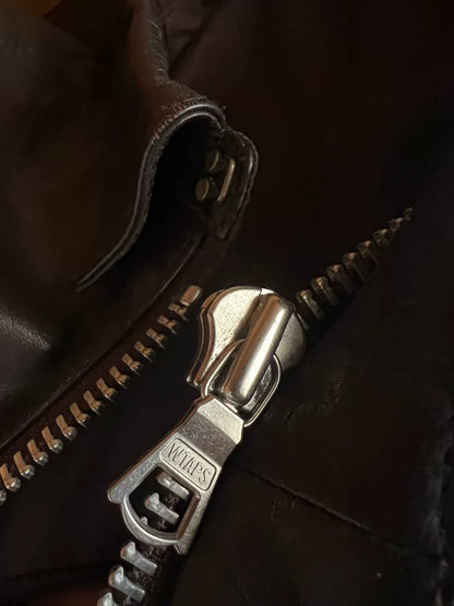 wtaps genuine early edition leather jacket