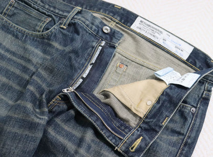 nbhd washed denim narrow jeans in xl