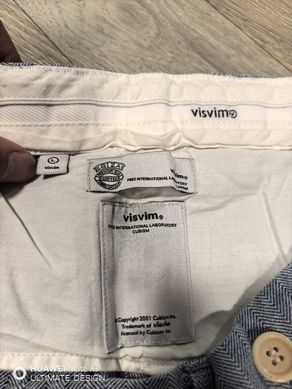 visvim herringbone pattern casual pants