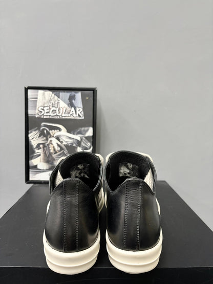 Rick Owens 25FW Mainline Leather Sneakers