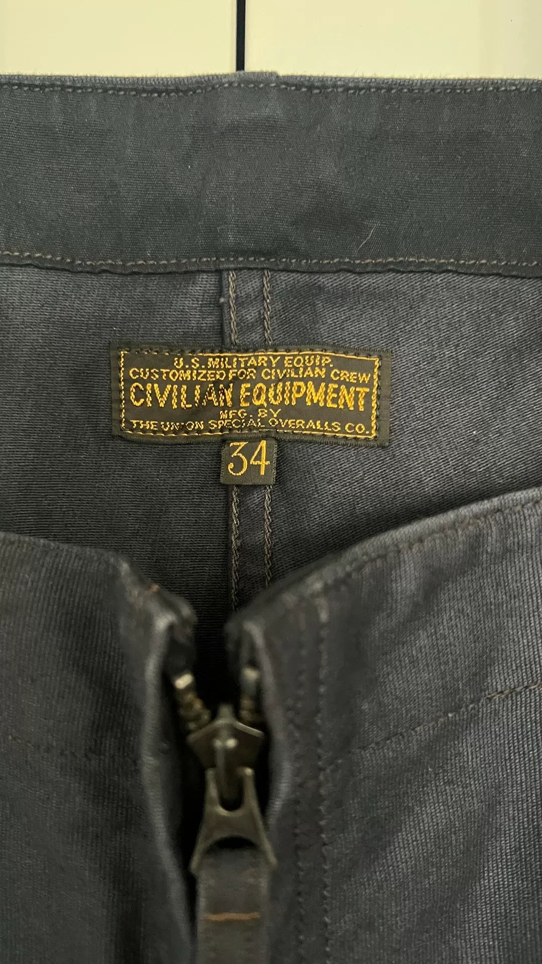 Freewheelers Navy Blue Flight Strap Overalls