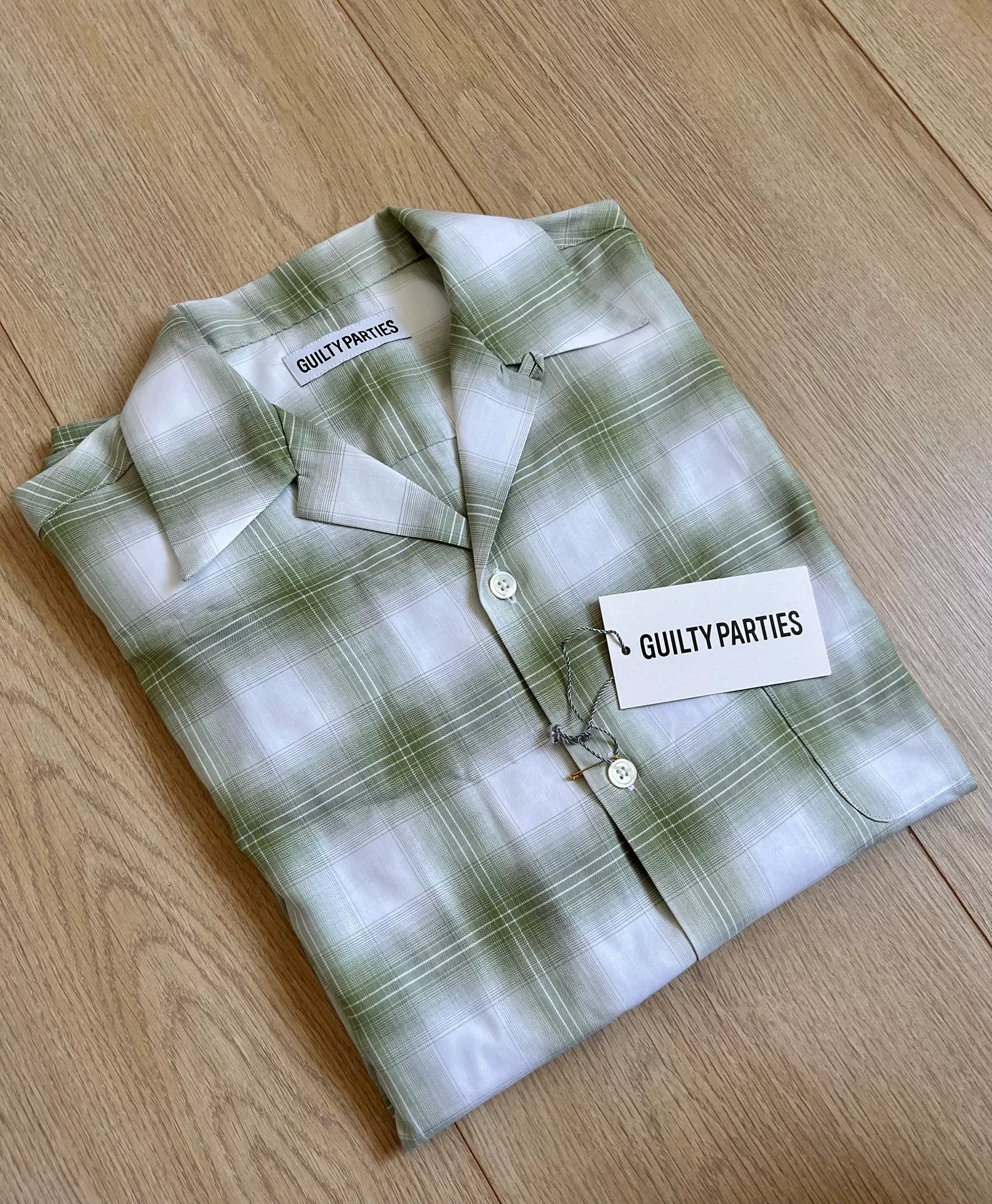 WACKO MARIA x theGuiltyparties 22SS Check Shirt