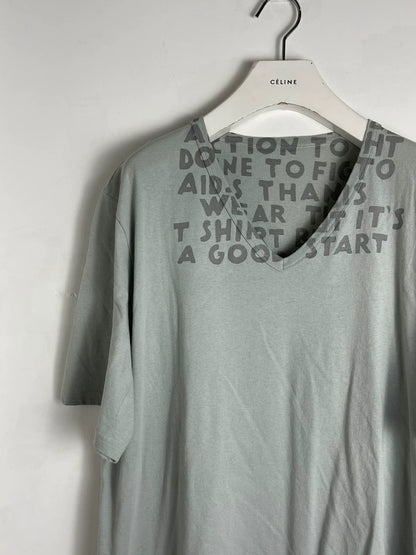 maison martin margiela aidscare tee shirt