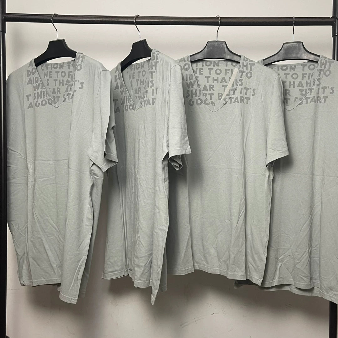 maison martin margiela aids short sleeve t-shirt