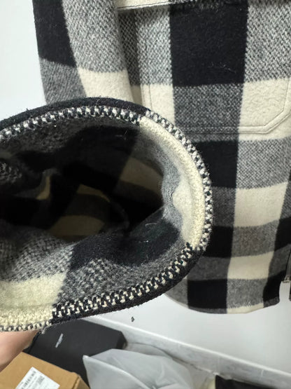 Saint Laurent Black White Plaid Jacket