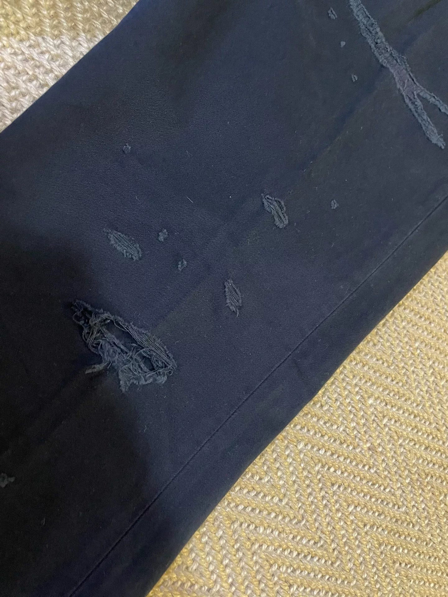 Vanquish & Fragment Distressed Denim Pants