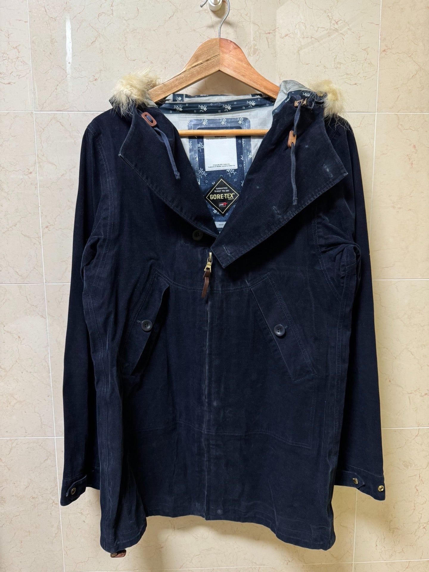 visvim awol smock 3l gore-tex coat
