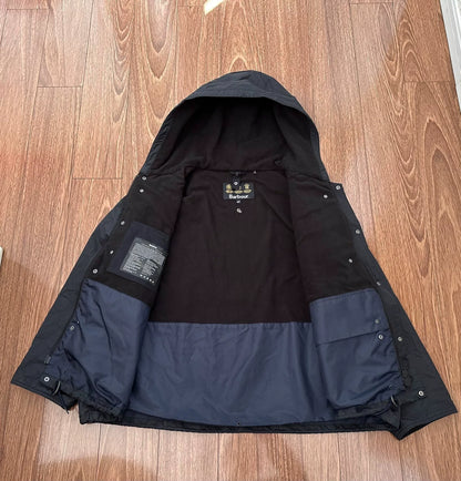 kaptain sunshine barbour hooded transport jacket
