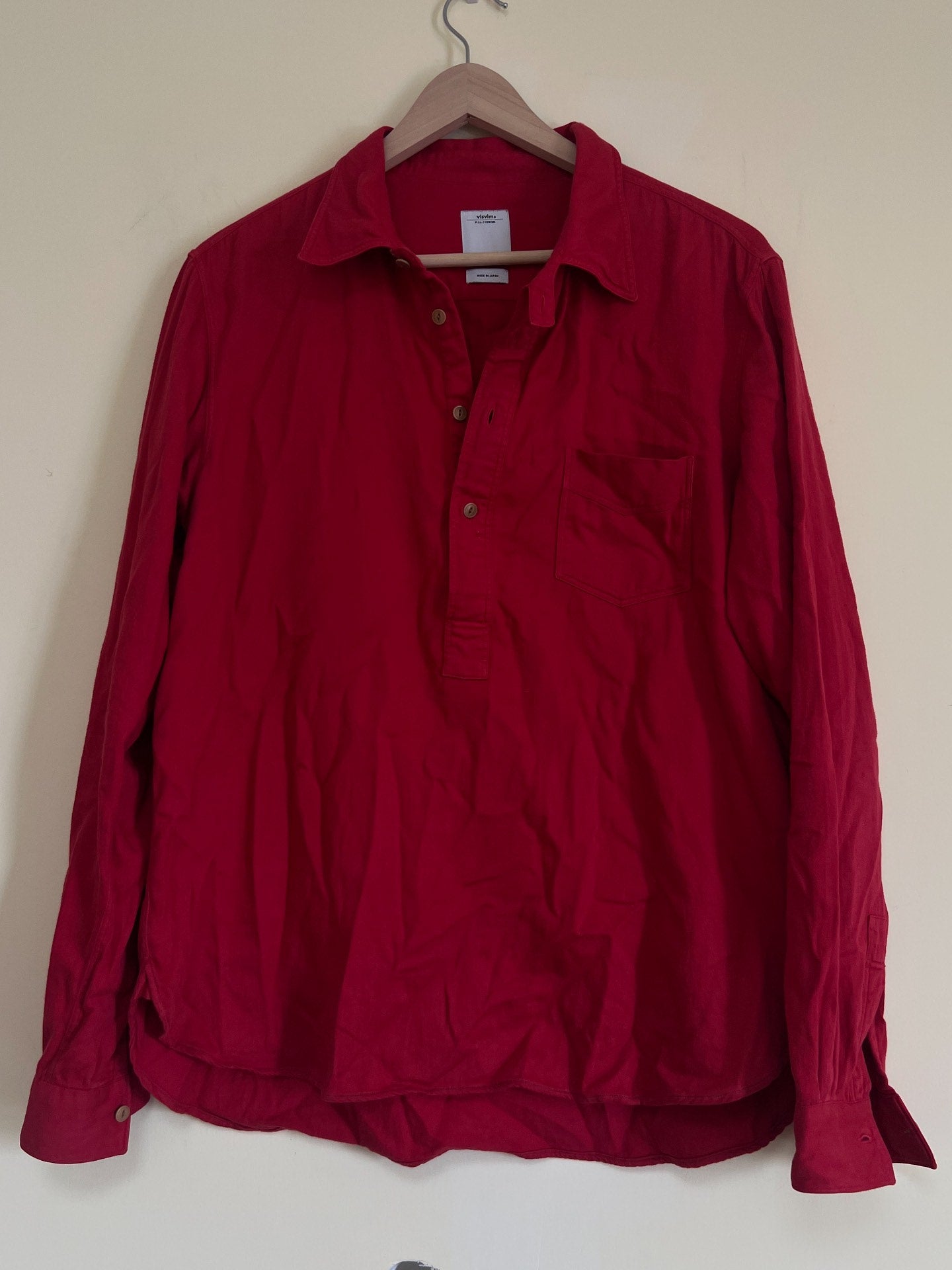 VISVIM 16SS Free Edge Pullover Shirt