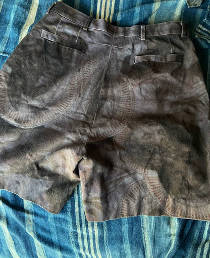 givenchy printed shorts with artistic design