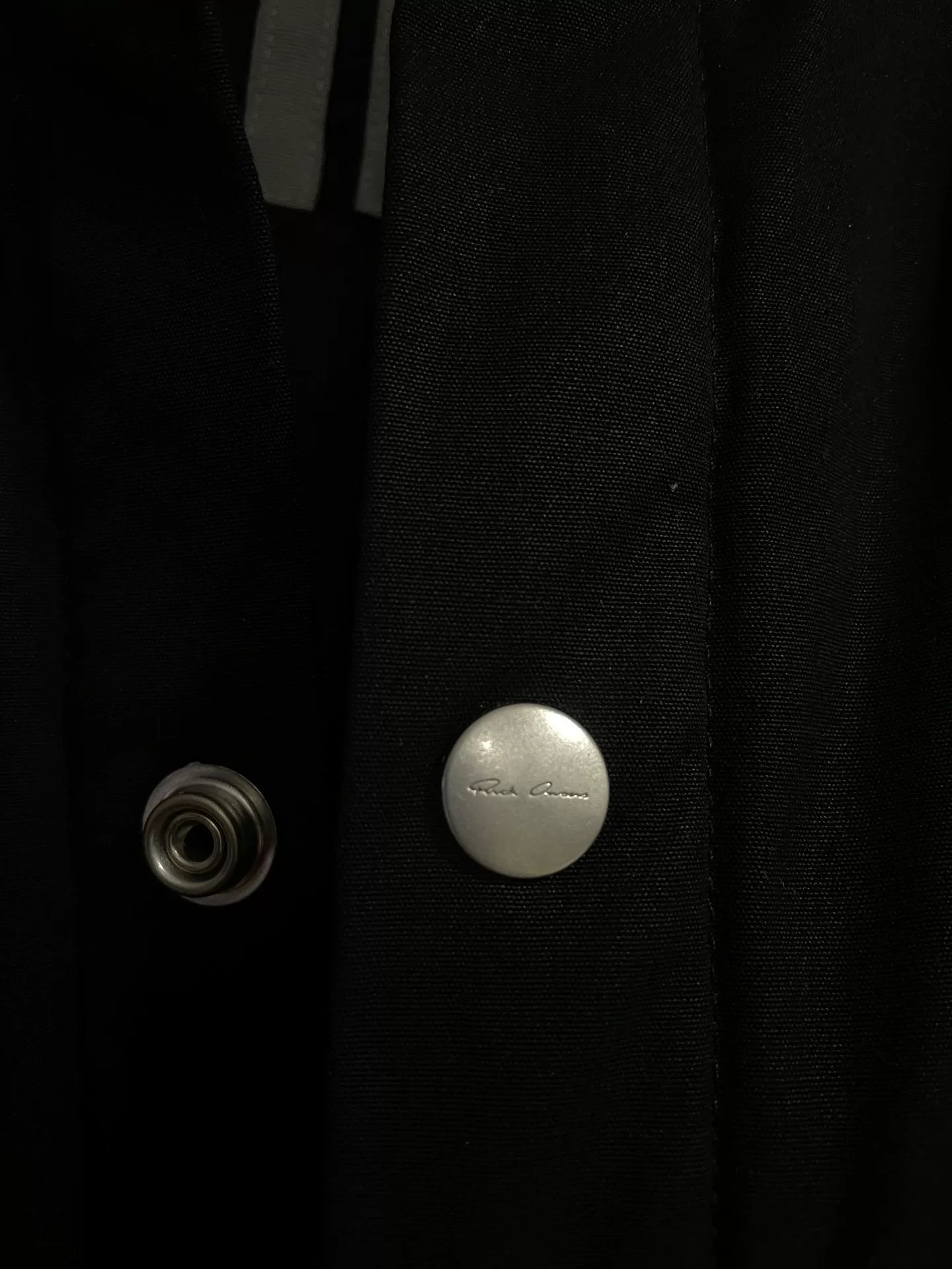 Rick Owens Larry Button-Up Cotton Jacket