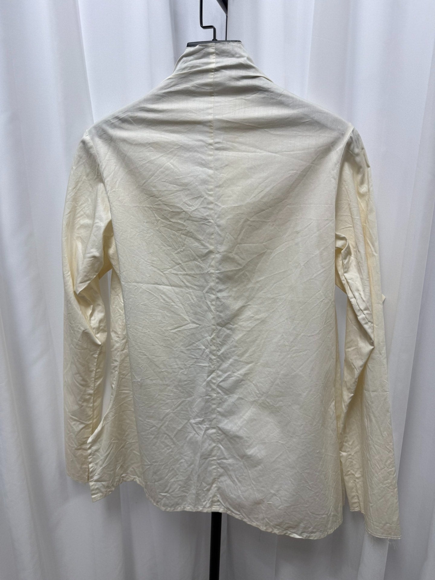 Yohji Yamamoto Main Line Distressed Silk Blend Shirt