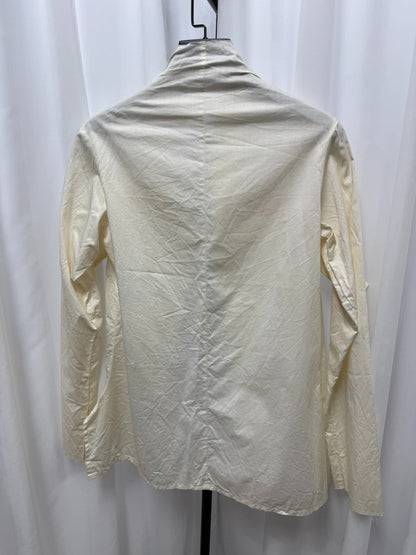 Yohji Yamamoto Main Line Distressed Silk Blend Shirt