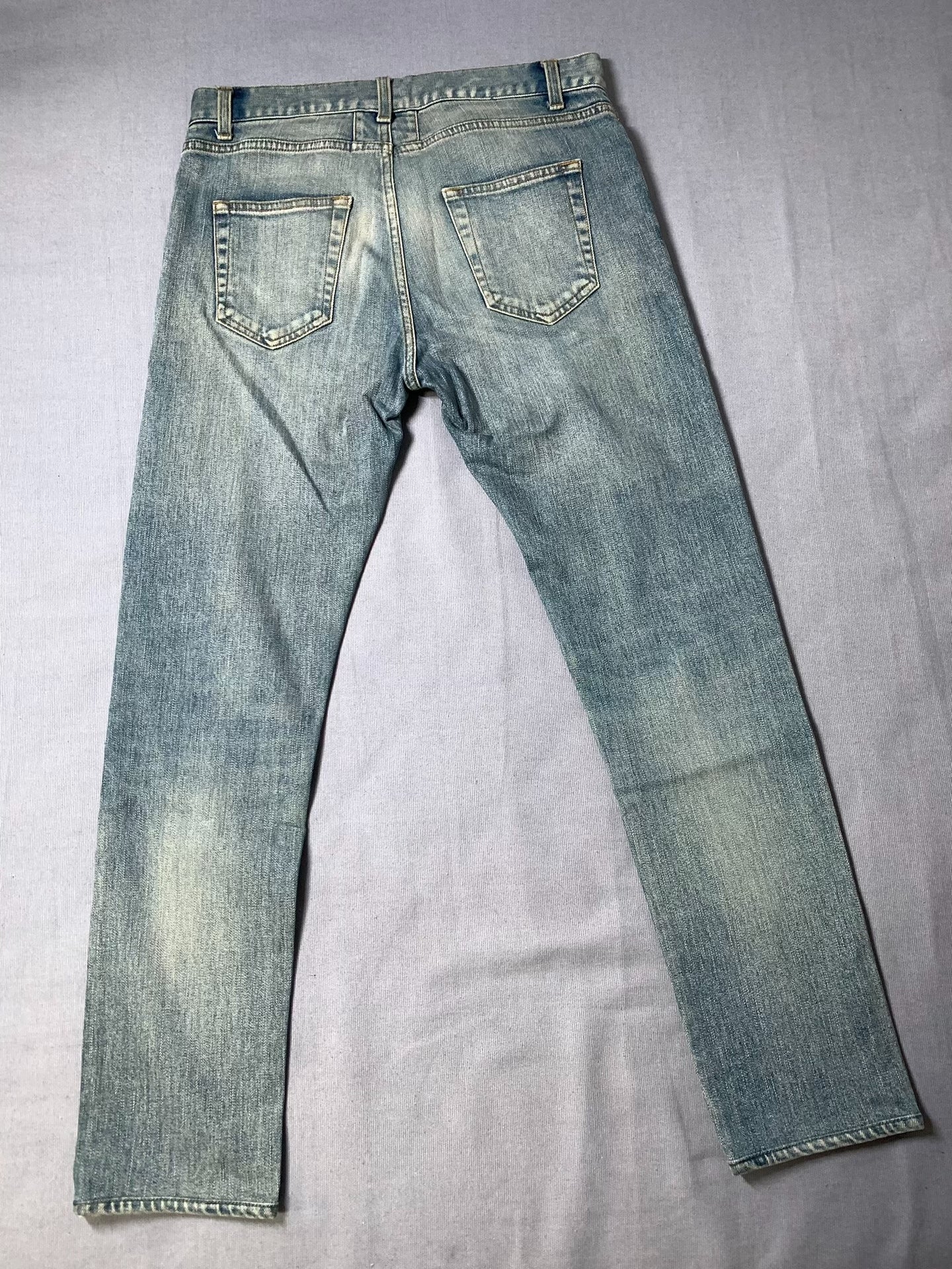 Saint Laurent Distressed Skinny Jeans