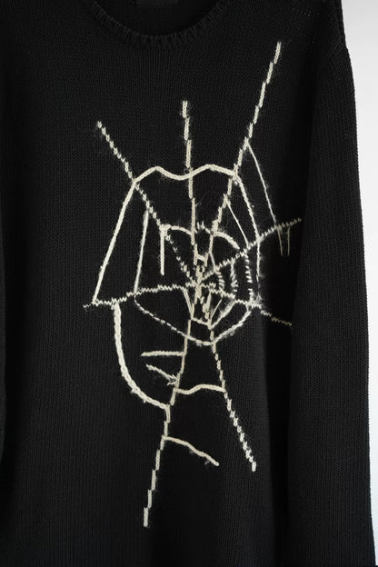 Yohji Yamamoto 18AW Spider Web Knit Sweater