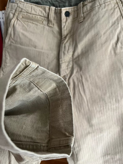 vintage khaki military style pants