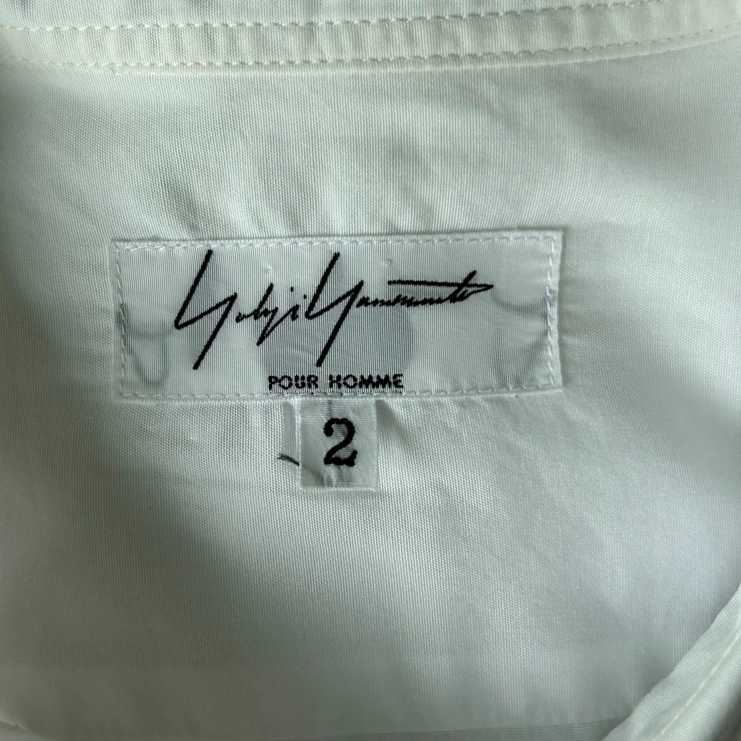 Yohji Yamamoto White Dress Shirt