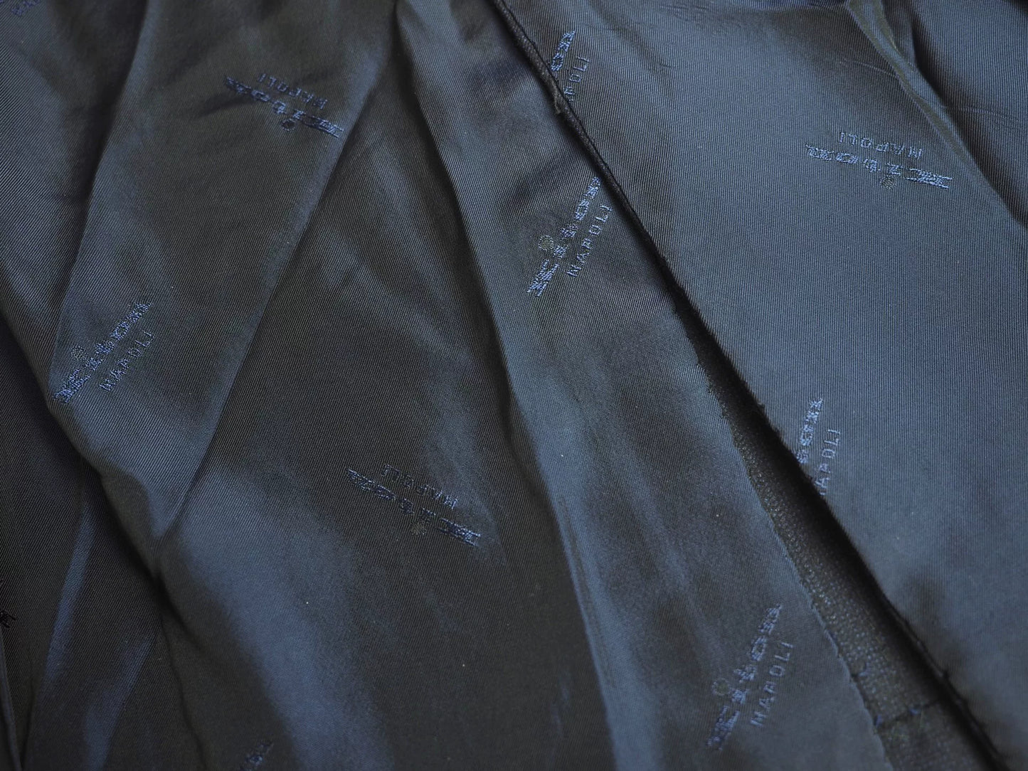 navy wool blazer by kiton