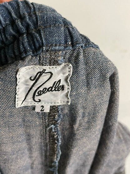 Needles Cotton Lantern Pants in Blue