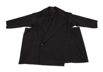 Yohji Yamamoto Black Cape Jacket
