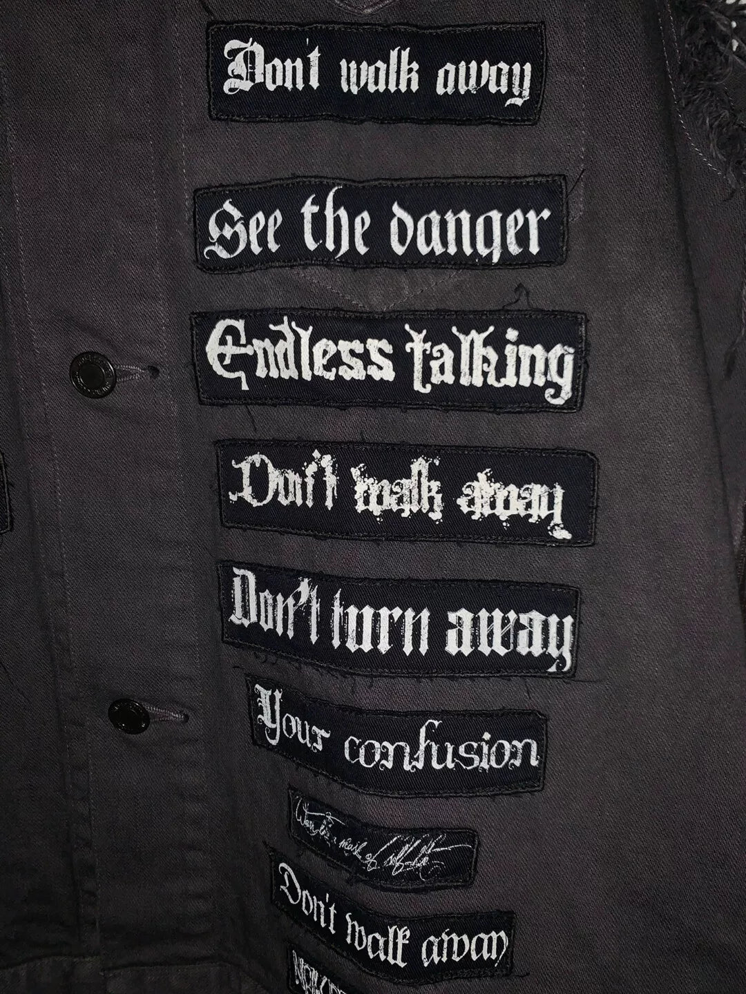 Undercover 18SS Denim Jacket Vest