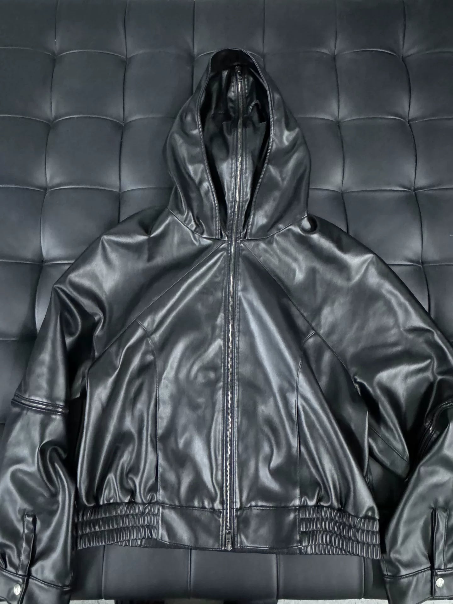 Mowalola Leather Mask Jacket
