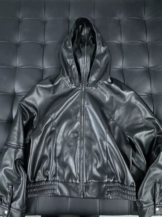 Mowalola Leather Mask Jacket