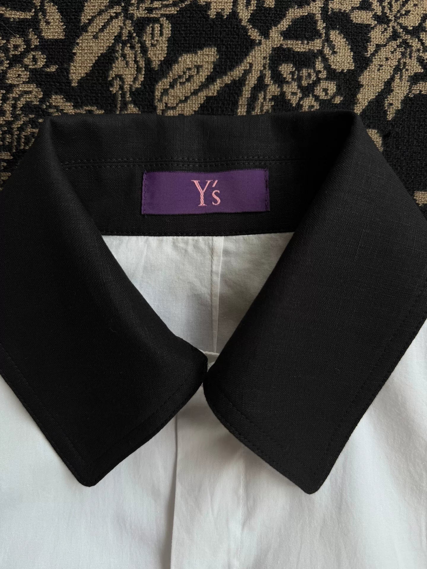 Yohji Yamamoto Y's White Button-Up Shirt