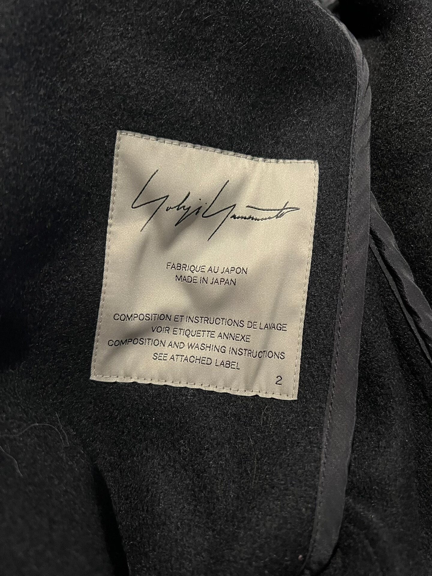 Yohji Yamamoto 22AW Deconstructed Denim Coat
