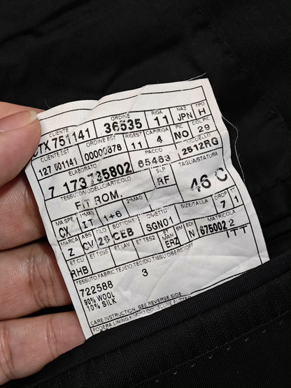 Zegna Wool Silk Blend Suit Jacket