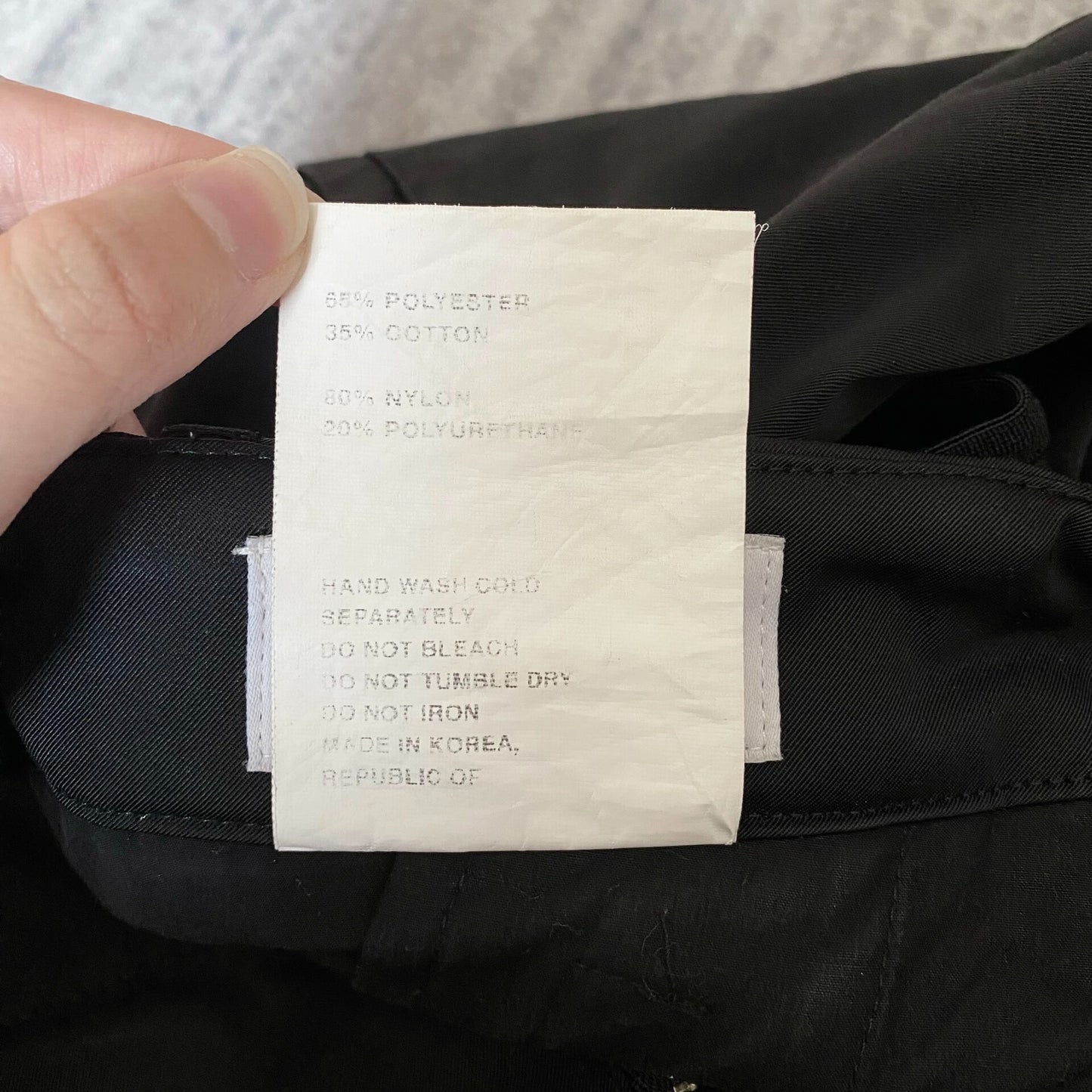 postarchivefaction black nylon sports pants