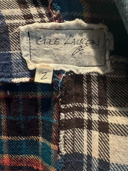 Greg Lauren Plaid Patchwork Jacket