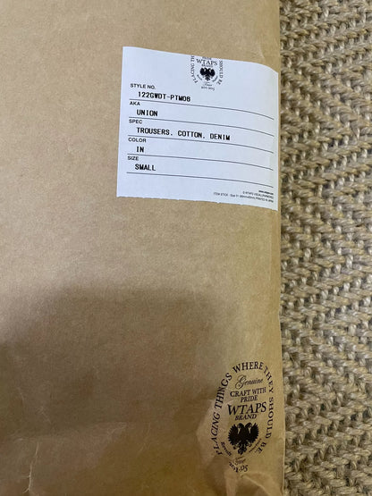 WTAPS UNION DENIM Raw Jeans