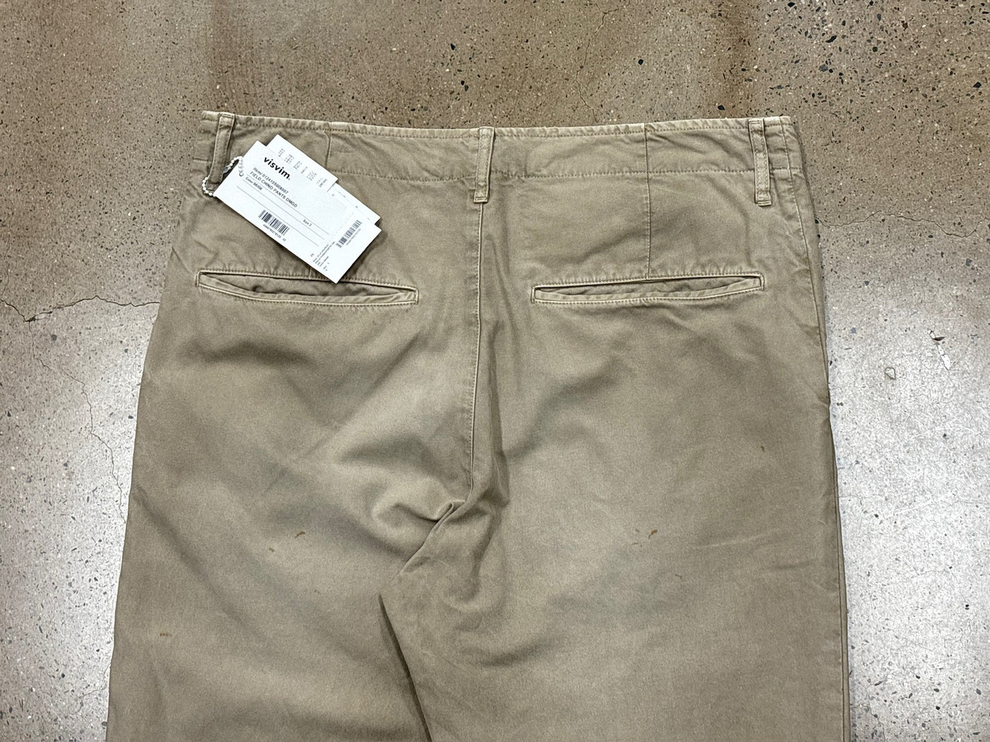 Visvim 24SS Field Chino Pants Distressed