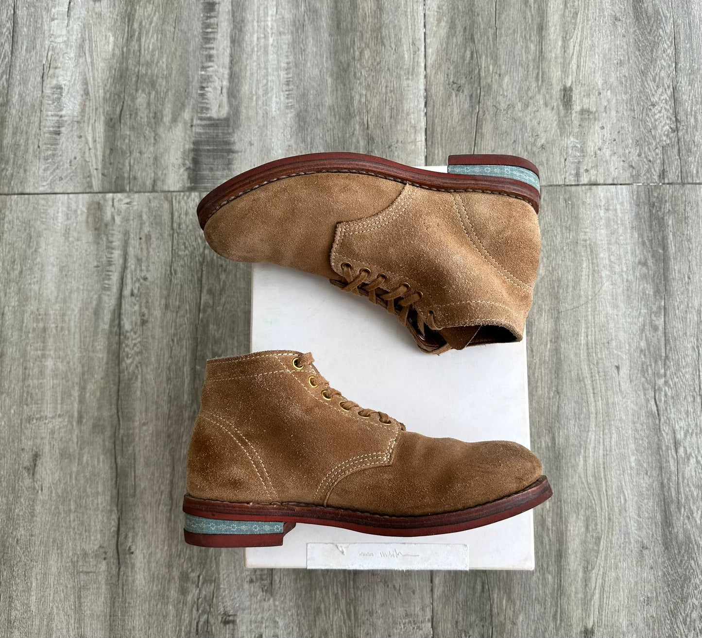 visvim brigadier mid-folk boots in brown