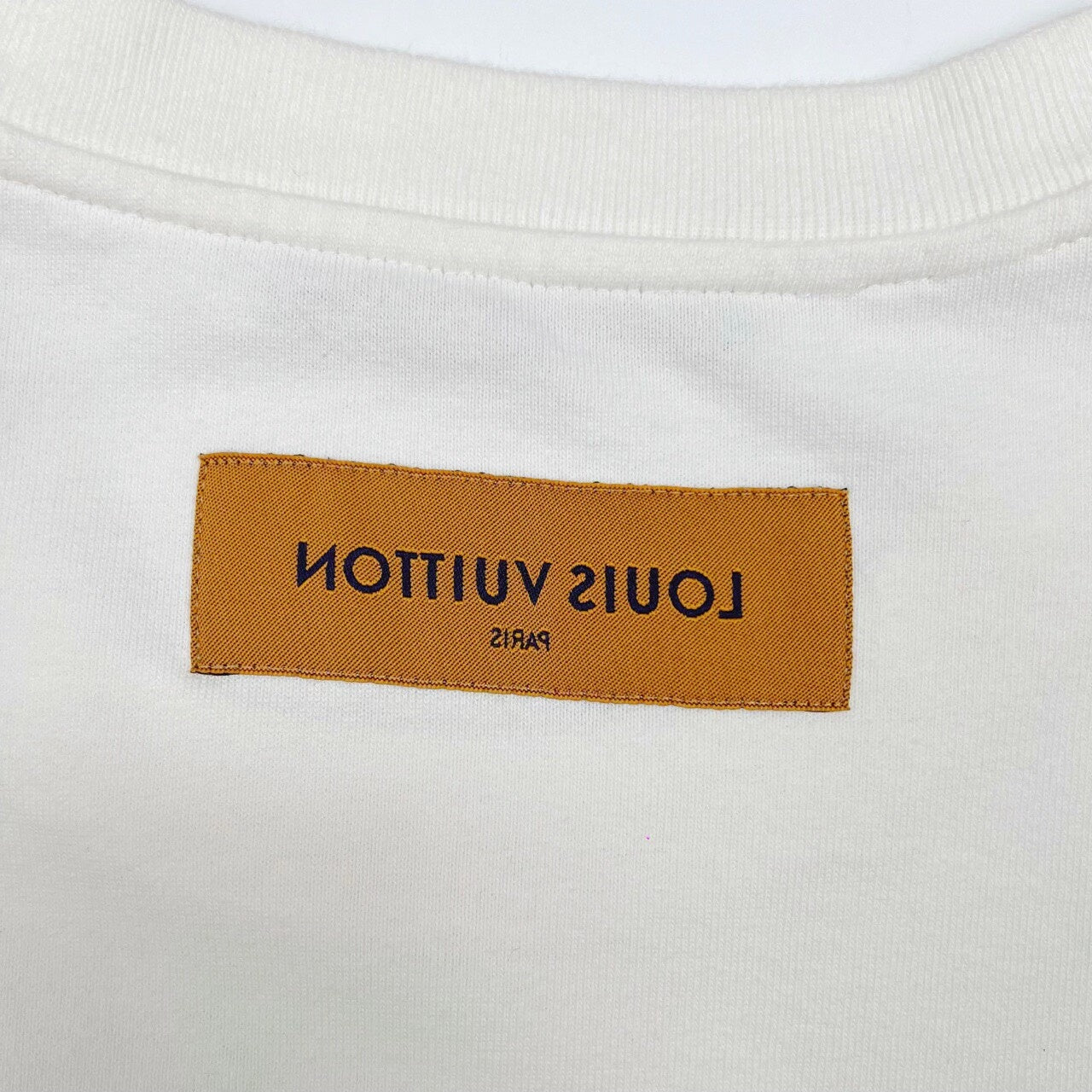 Louis Vuitton Spread White OrigAmi Crane Embroidered Tee