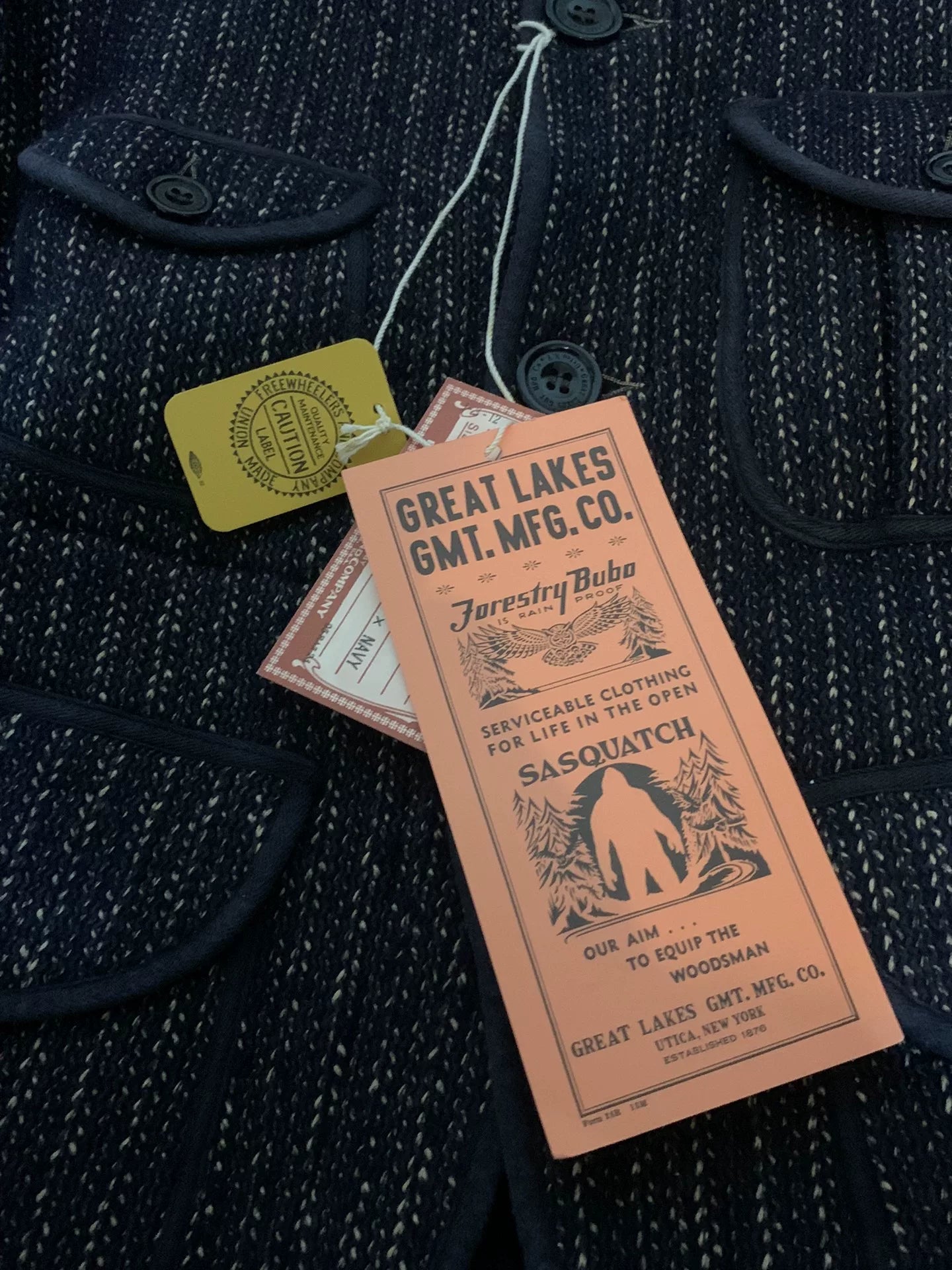 vintage wool hunting jacket from freewheelers
