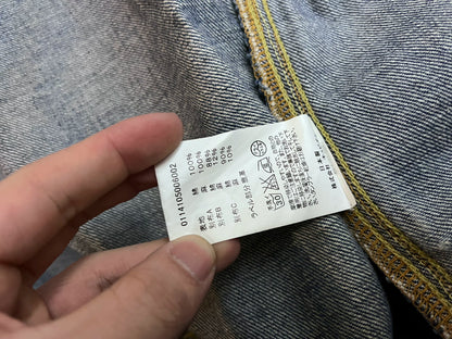 Visvim 101 Damaged Patchwork Denim Jacket