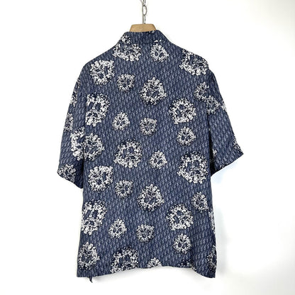 DIOR x Denim Tears Silk Monogram Oversized Shirt