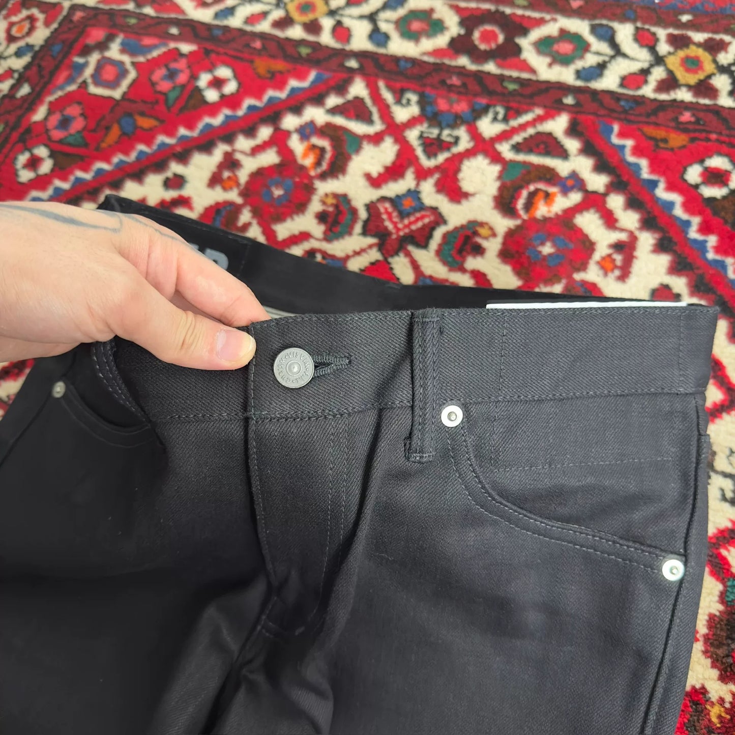 Visvim Black Denim Pants W32 L32