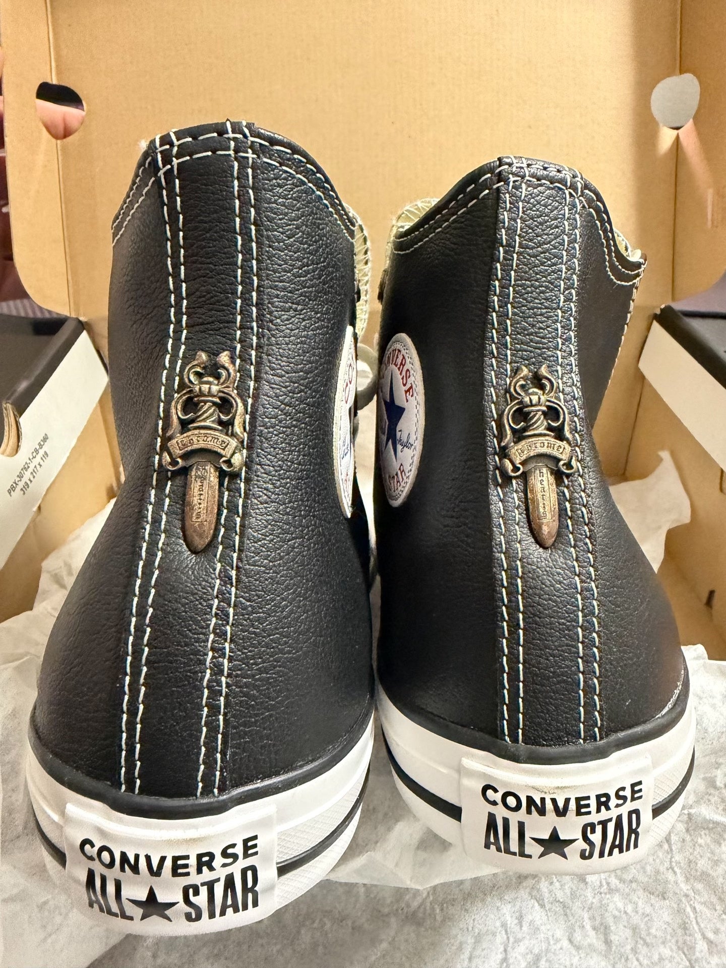 Chrome Hearts Converse Leather All Star