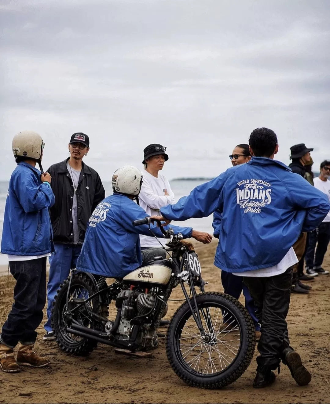 vintage tokyo indians coach jacket xl